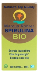 Marcus Rohrer Marcus Rorher Spiruline Recharge 180 Comprim&eacute;s Bio