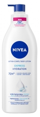 Nivea Lotion Corps Express Hydratation Peaux Normales &agrave; S&egrave;ches 72H 400 ml
