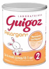 Lait infantile Guigoz Pelargon 2&egrave;me &Acirc;ge 6-12 mois 780 g