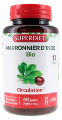 Superdiet Circulation Marronnier d'Inde Bio 120 G&eacute;lules