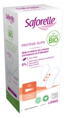 Saforelle 30 Prot&egrave;ge-Slips en Coton Bio Flexibles & Extra-Fins