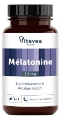 Vitavea M&eacute;latonine Endormissement & D&eacute;calage Horaire 60 Unit&eacute;s