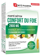 Fort&eacute; Pharma Fort&eacute; D&eacute;tox Confort du Foie 20 Ampoules