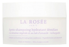 La Ros&eacute;e Apr&egrave;s-Shampoing Hydratant D&eacute;m&ecirc;lant Tous Types de Cheveux Rechargeable 200 g