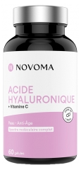 Novoma Acide Hyaluronique + Vitamine C Peau Anti-&Acirc;ge 60 G&eacute;lules
