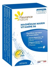 Fleurance Nature Magn&eacute;sium Marin - Vitamine B6 30 Jours 60 Comprim&eacute;s