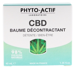 Phyto-Actif CBD Baume D&eacute;contractant D&eacute;tente Bien-&Ecirc;tre 40 ml