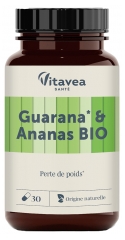 Vitavea Guarana et Ananas Bio 30 Unit&eacute;s