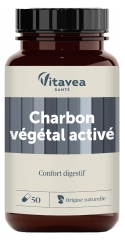 Vitavea Charbon V&eacute;g&eacute;tal Activ&eacute; 50 Unit&eacute;s