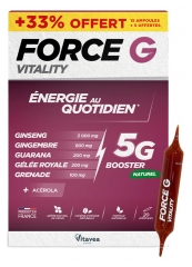 Vitavea Force G Vitality &Eacute;nergie au Quotidien 15 Unit&eacute;s + 5 Offertes