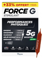 Vitavea Force G Stimulant Performances Physiques Booster 15 Ampoules + 5 Offertes