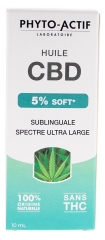 Phyto-Actif Huile CBD 5% Soft Sublinguale 10 ml