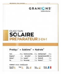 Granions Oligo'Sun Solaire Pr&eacute;parateur 3en1 30 Jours 30 G&eacute;lules