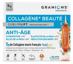 Granions Collag&egrave;ne + Beaut&eacute; SublimLift 10 Jours 10 Ampoules