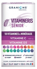 Granions Vitamineris S&eacute;nior Go&ucirc;t Cassis 30 Comprim&eacute;s Effervescents