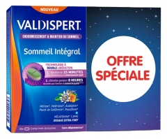 Valdispert Sommeil Int&eacute;gral Lot de 2 x 30 Unit&eacute;s Offre Sp&eacute;ciale