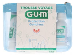 GUM Trousse Voyage Protection Gencives 4 Produits