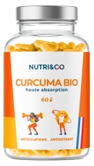 Nutri&Co Curcuma Bio Haute Absorption 60 G&eacute;lules