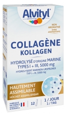 Alvityl Collag&egrave;ne Hydrolys&eacute; Types I et III 5000 mg 12 Sticks