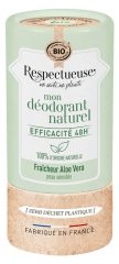 Respectueuse Mon D&eacute;odorant Naturel Fra&icirc;cheur Aloe Vera Peaux Sensibles Bio 50 g