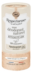 Respectueuse Mon D&eacute;odorant Naturel Hypoallerg&eacute;nique Peaux Sensibles Bio 50 g