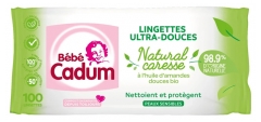 B&eacute;b&eacute; Cadum Lingettes Ultra Douces Peaux Sensibles 100 Unit&eacute;s