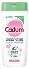 Cadum Natural Caresse Cr&egrave;me de Douche &agrave; la Fleur de Rose Sauvage 400 ML