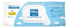 Mixa B&eacute;b&eacute; Lingettes au Lait de Toilette 48 Unit&eacute;s