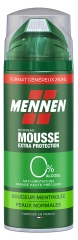 Mennen Mousse de Rasage Extra Protection Douceur Menthol&eacute;e Peaux Normales 200 ml