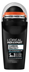 L'Or&eacute;al Paris Men Expert Anti-Transpirant 48H Carbon Protect Bille XXL 5en1 50 ml