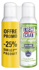 Insect Ecran Brume Anti-Moustiques - Protection Contre Les Piq&ucirc;res de Moustiques & Tiques - 2 x 100 ml