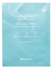 Mizon Cicaluronic Water Fit Mask Hydrate et Apaise 24 g 