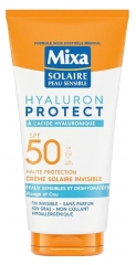 Mixa Hyaluron Protect Cr&egrave;me Solaire Hydratation 24H SPF50 Sans Parfum 50 ml