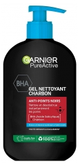 Garnier PureActive Gel Nettoyant Charbon Anti-Points-Noirs 250 ML