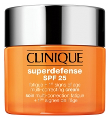 Clinique Superdefense SPF 25 Soin Multi-Correction Fatigue + 1Ers Signes de l'&Acirc;ge - Type 1,2 50 ml