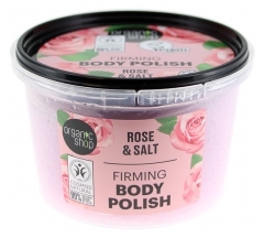 Organic Shop Body Polish Gommage Raffermissant pour le Corps Rose 250 ML