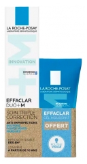 La Roche-Posay Effaclar Duo+M 40 ml + Gel Moussant Purifiant 50 ml Offert