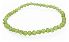 Natura Square Bracelet Facettes P&eacute;ridot 1 Pi&egrave;ce