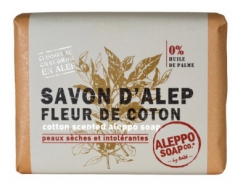 Tad&eacute; Savon d'Alep Fleur de Coton Peaux S&egrave;ches et Intol&eacute;rantes 100 g