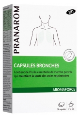 Pranar&ocirc;m Capsules Bronches Bio Facilitent la Respiration Aux Huiles Essentielles Biologiques E179