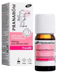 Pranar&ocirc;m Diffusion Citronnelle Bio (Eco) 10 ml