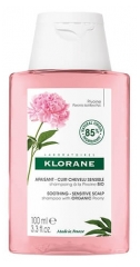 Klorane Pivoine Shampoing &agrave; la Pivoine Bio - Apaisant - Cuir Chevelu Sensible 100 ml
