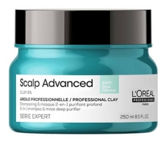 Scalp Advanced L'Or&eacute;al Argile Shampooing-masque 2-en-1 Purifiant Profond Scalp Advanced L'Or&eacute;al Pro