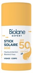 Biolane Stick Solaire B&eacute;b&eacute; SPF50 Visage et Corps 20 ml