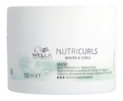 Wella Masque Anti-frisottis Cheveux Boucl&eacute;s Ondul&eacute;s Nutricurls Wella 150ml