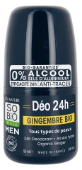 L&eacute;a Nature SO BIO &eacute;tic Men D&eacute;o 24H Gingembre Roll-On Biologique 50 ML
