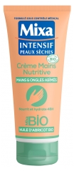 Mixa Creme Mains Nutritive 48H Mains & Ongles Ab&icirc;m&eacute;s Huile D'Abricot Bio 100 ml