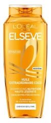 L'Or&eacute;al Paris Elseve Huile Extraordinaire Coco Shampoing Nutrition Haute L&eacute;g&egrave;ret&eacute; Cheveux Secs 250 ml