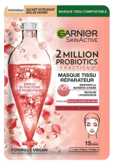 Garnier SkinActive 2 Million Probiotics Masque Tissu R&eacute;parateur Hydratant 22 g 