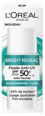 L'Or&eacute;al Paris Bright Reveal Fluide Anti-Uv Anti-Taches Niacinamide SPF50+ 50 ml